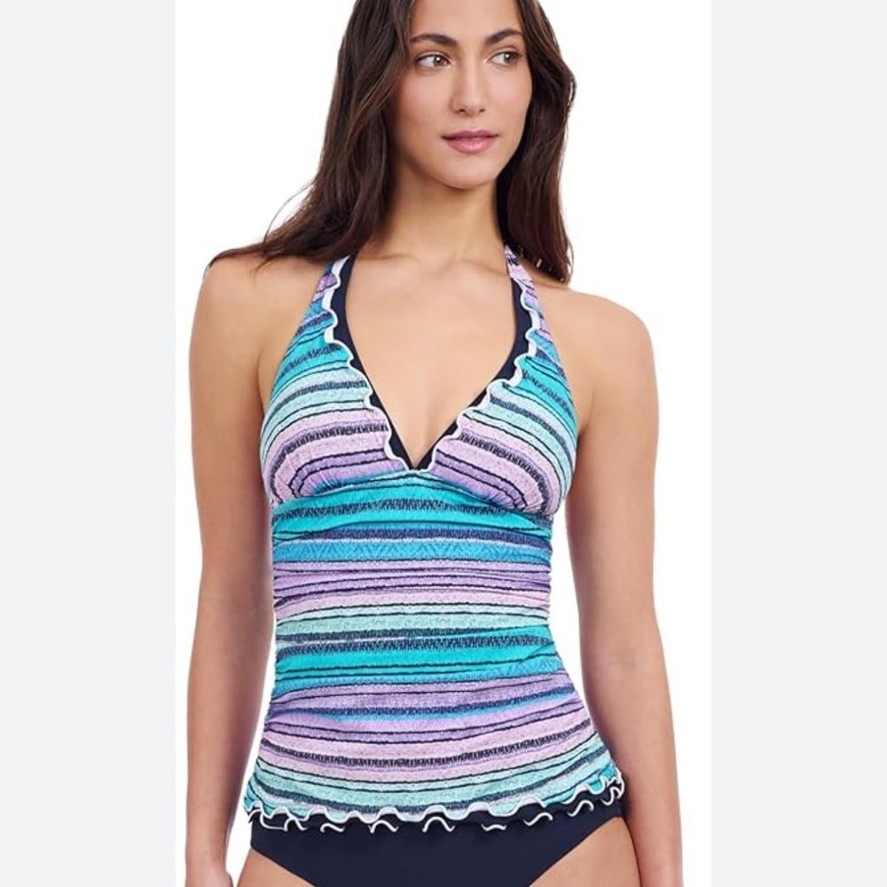 Gottex Ruffle Tankini Top